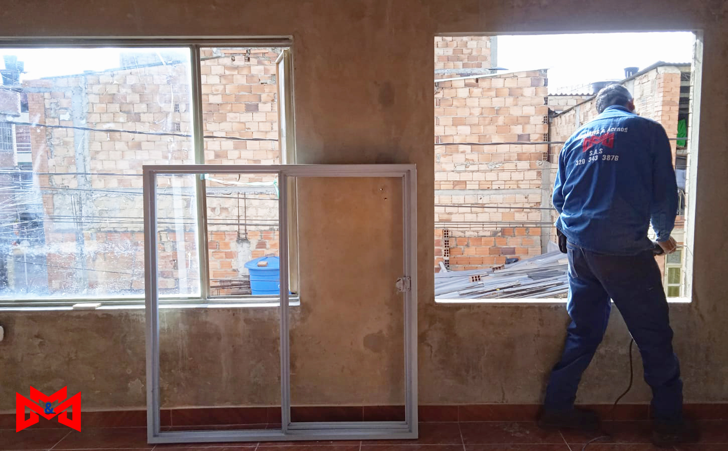 ventana en acero